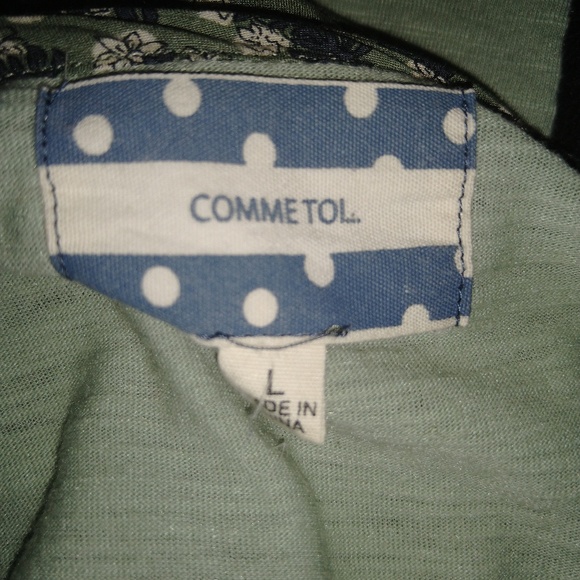 COMME TOI | Long Sleeve Top - Button Up Back - Picture 6 of 7